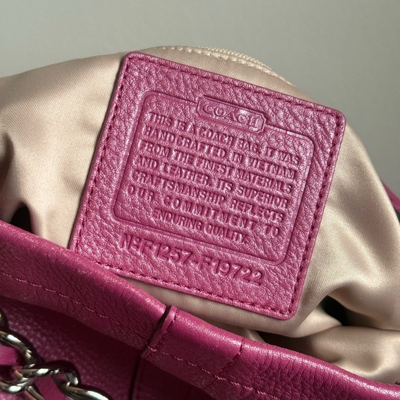 Coach Pebbled Leather Shoulder/ Crossbody Bag - Picture 10 of 10